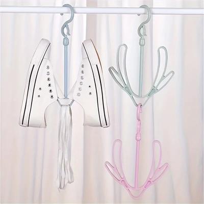 1/3/5Pcs Cabide para sapatos, Organizador de sapatos pendurado, Cabide para sapatos pendurado, Cabide para secar sapatos, Cabide para secar sapatos, Cabide para pendurar sapatos