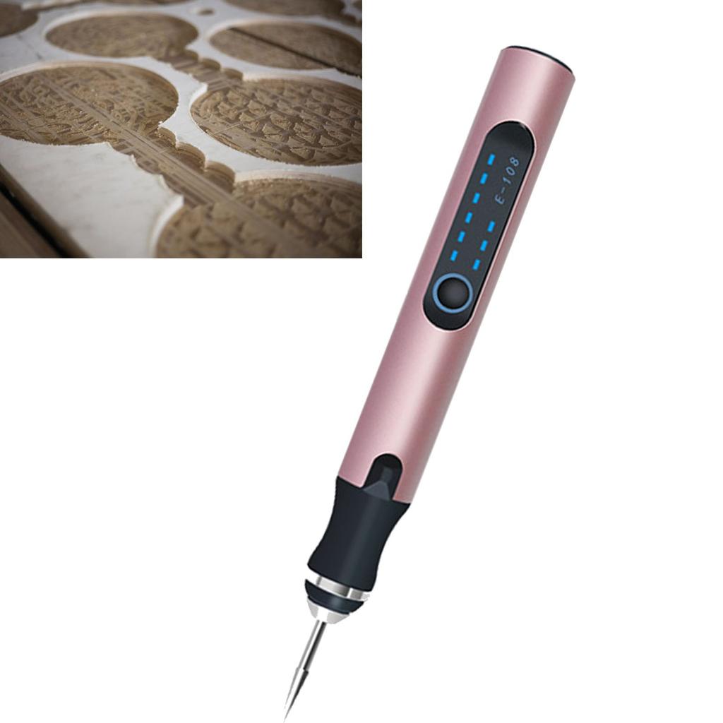 Electric Engraving Pen Cordless Rechargeable Grinding Machine Tool Set Kit for Nail Art Gold Grinding Set
