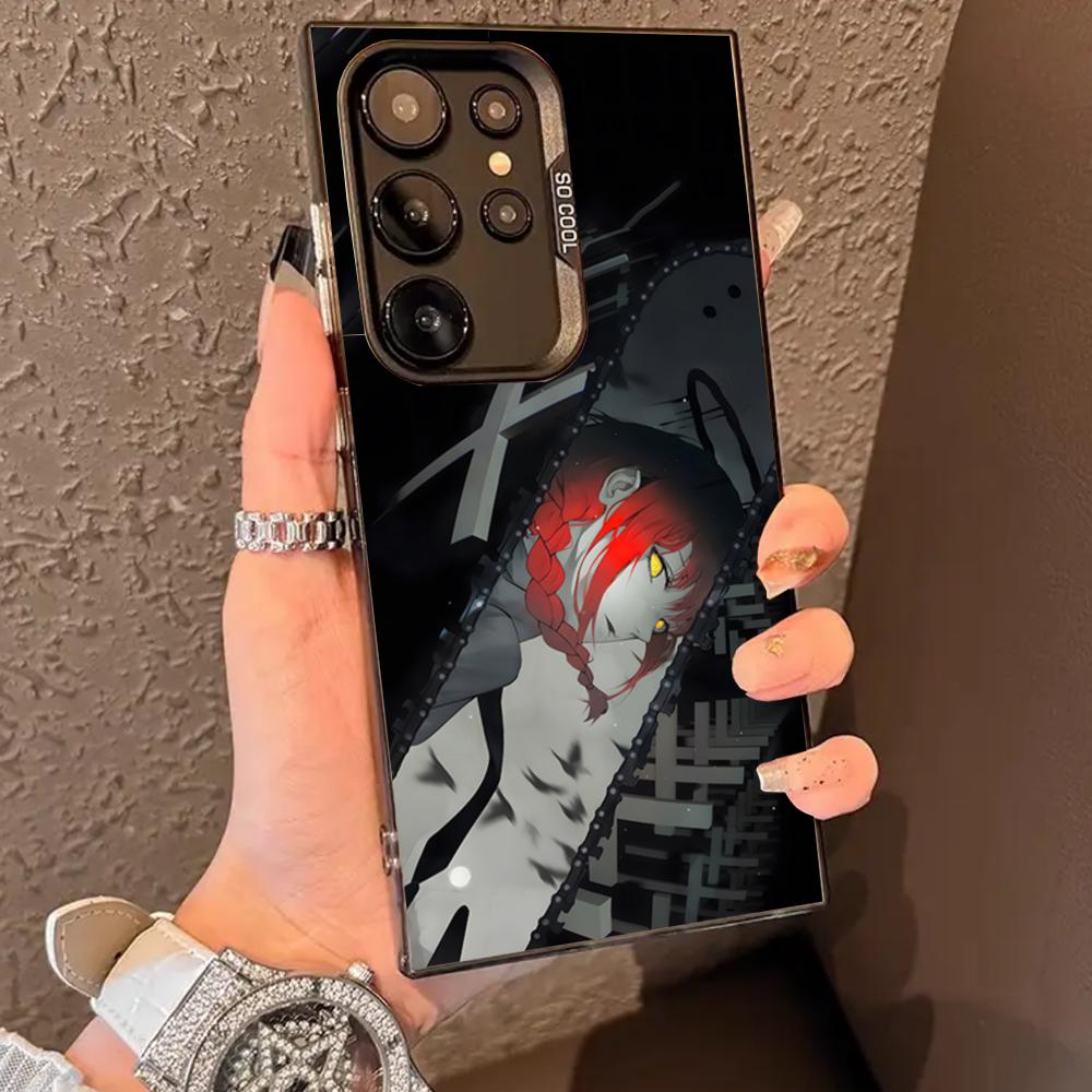 Coole Anime M-Makima Handyhülle Für SAMSUNG Galaxy S26 S25 S24 S23 S22 S21 S20 FE Plus Ultra Cover