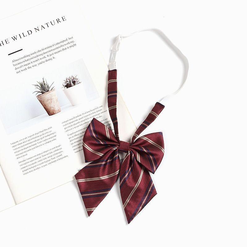 Silk Kids Tie With Striped Pattern For Graduation And School Events