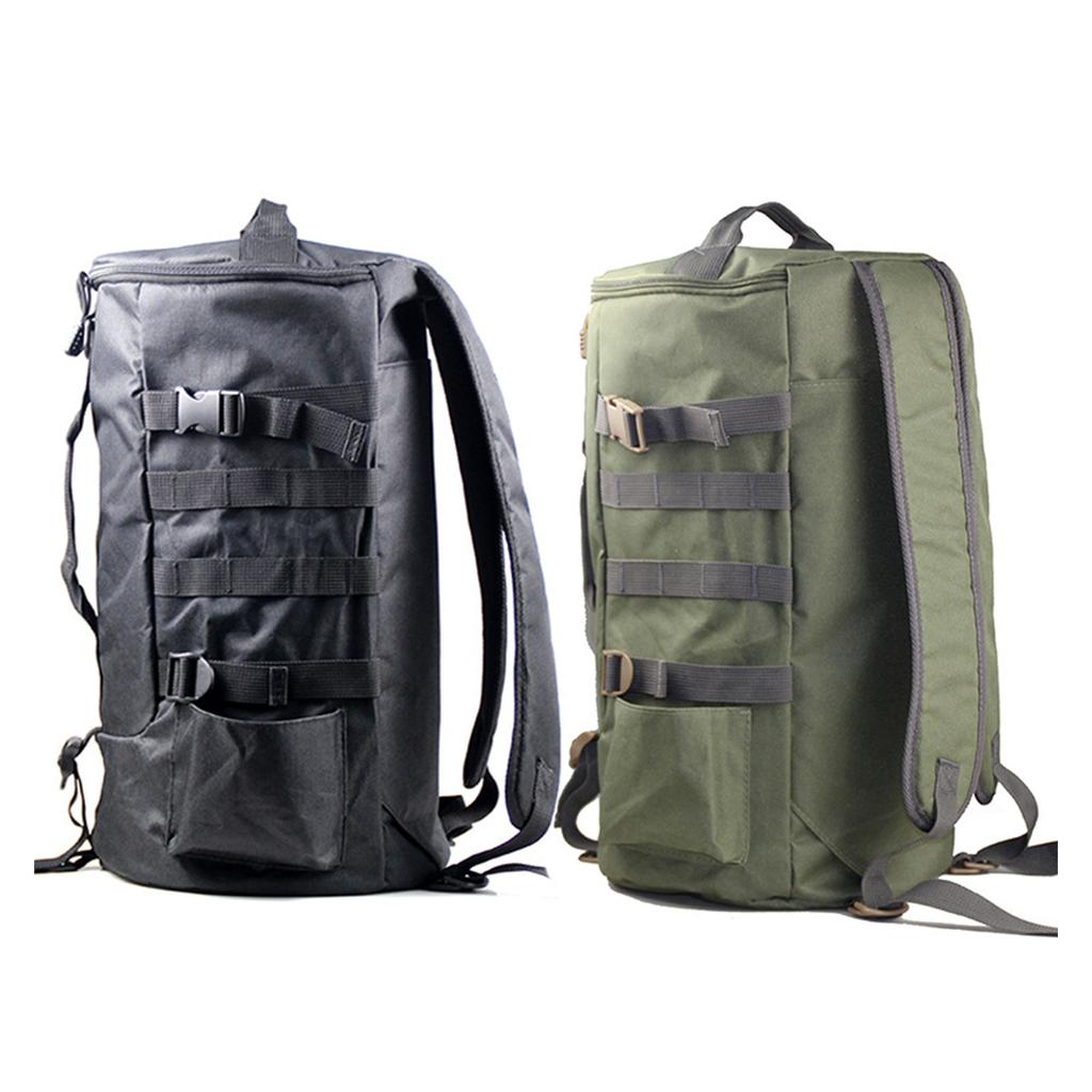 Large Capacity Outdoor Fishing Backpack Shoulder Bag Waterproof Fishing Lure Bag Fishing Rod Reel Tackle Bag Enduring