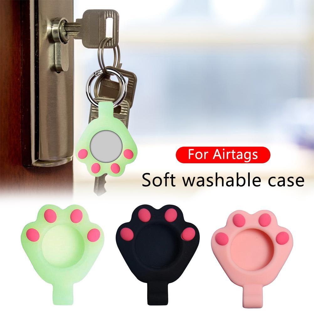 Silicone Protective Case for AirTag Tracker Pink