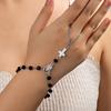 Cross Pendant Christian Jewelry Imitation Pearl Beaded Catholic Prayer Accessory  Spiritual Wear