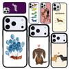 Hülle Case für iPhone 17 Air 16 Pro Max 15 Plus 11 13 Mini 14 12 Rückseite Handyhülle Dackel Hund weich