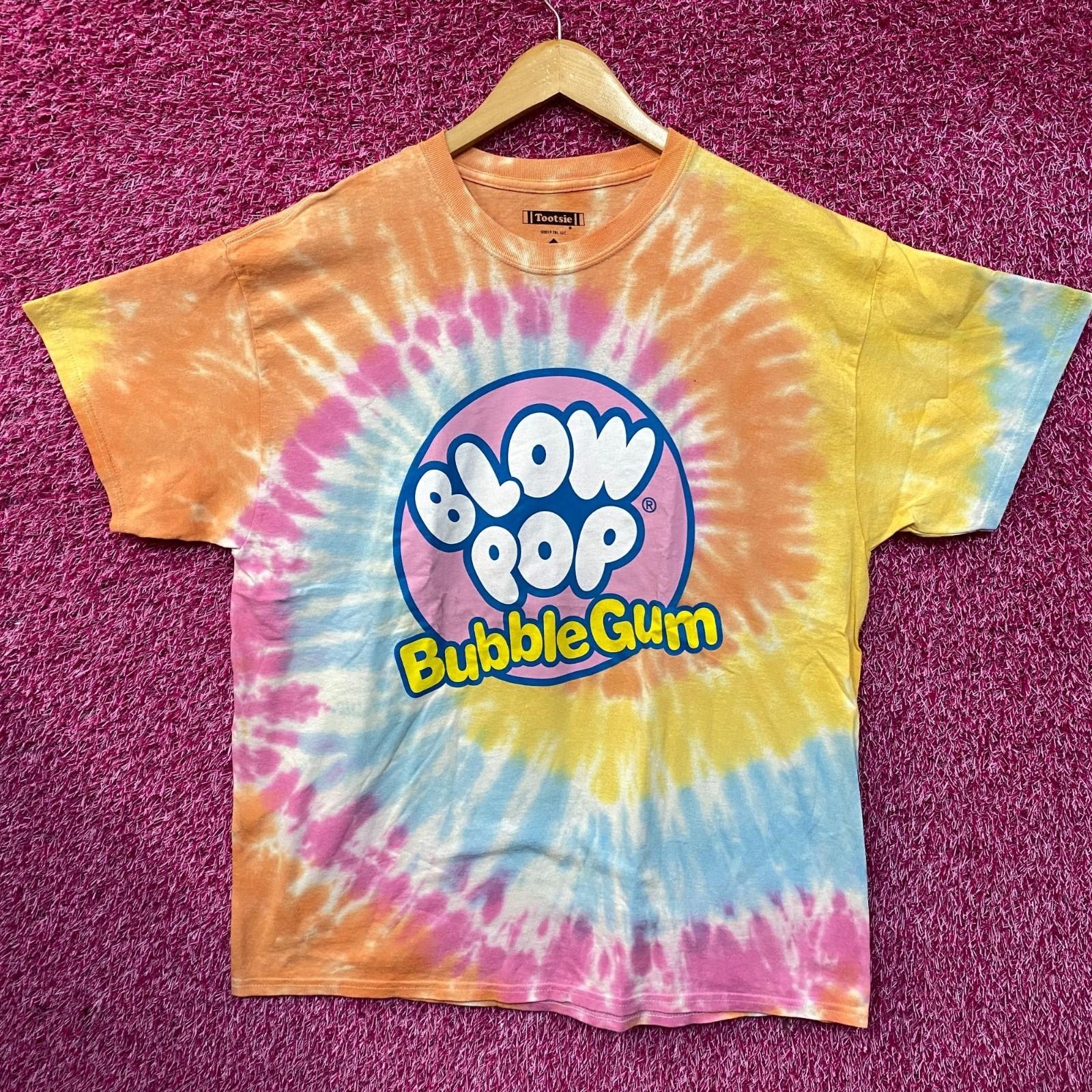 

Tootsie Blow Pop BubbleGum Candy Sunset Tie Dye T-Shirt XL S