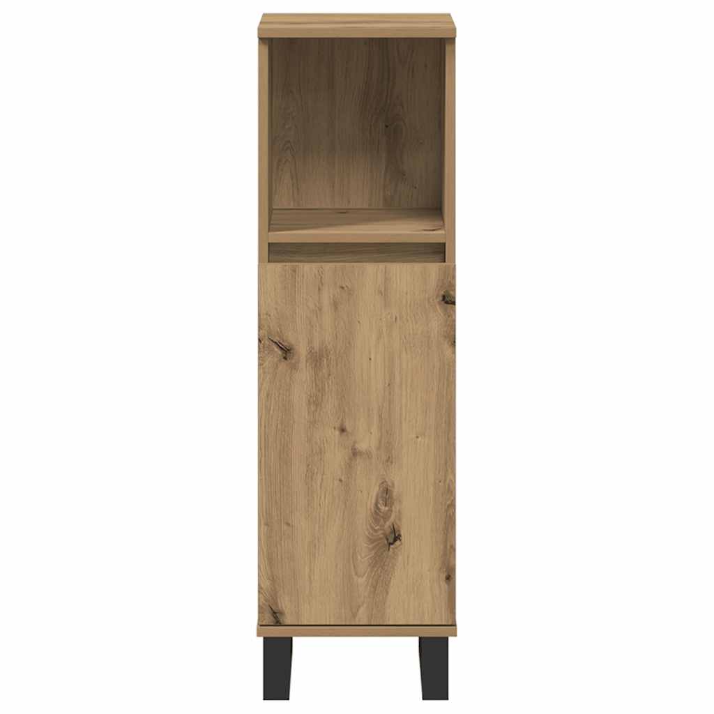 Bathroom Cabinet, Artisan Oak, 30X30X100 Cm