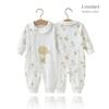 Helt ny ren bomull, beinfri baby jumpsuit - vår-/sommerromper yttertøy for nyfødte.