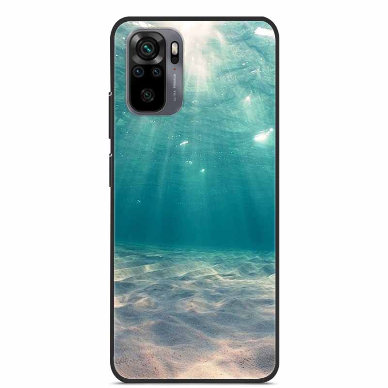 Dla Xiaomi Redmi Note 10S Case silikonowa tylna okładka etui na telefony dla Xiaomi Redmi Note10T 2021 miękki futerał uwaga 10S 10T 10 T S Coque