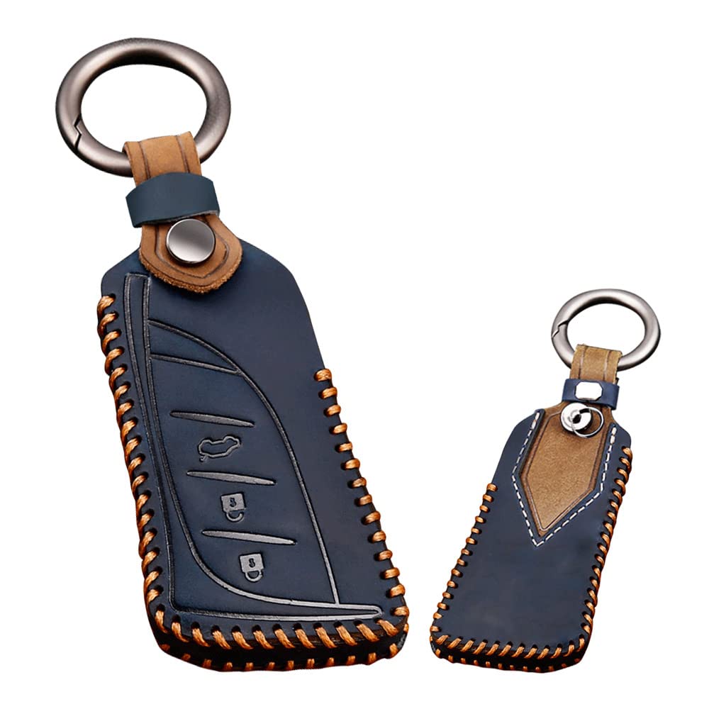 

Чехол для ключа Ключ для Мягкий на ощупь B Синий [KUNIO] Lexus, Держатель, Чехол, Подарок, Ручная работа, Кожа, Lexus, ES, ES300h, ES350, UX, UX200, NX, LC500,