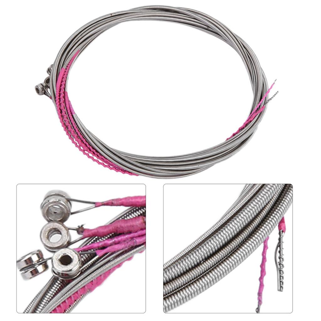 Silver Electric Bass Guitar Strings Steel 4 String Bass Musical Instrument Supplies