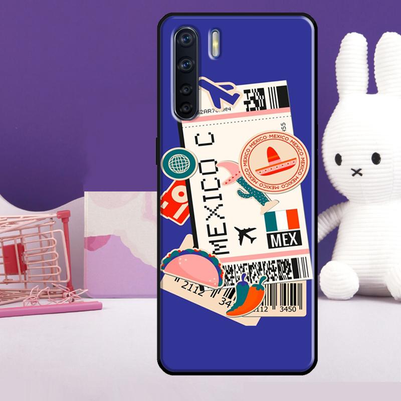 

New York TOKYO Traveltickets Case For Oppo A57 A77 A76 A16 A96 A17 A18 A60 A80 A40 A38 A58 A78 A98 A94 A74 A54 A15 A5 Pro OPPO A38 4G