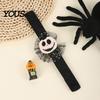 Velvet Wristband Party Favors Stuffed Halloween Slap Bracelets for Kids, Plush Pumpkin Ghost Skull Cute Wrist Kids Holiday Goodie Bag Fillers