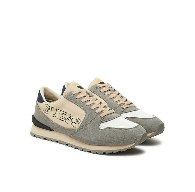 Мужские кроссовки Guess Fmparo pac12 бежевые