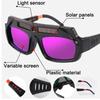 Professional Solar Powered Automatic Darkening Glasses Anti- Lightweight