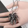 New Angel Pendant Girl Beast Necklace for Men and Women Couples Retro Charm Casual Jewelry Gift