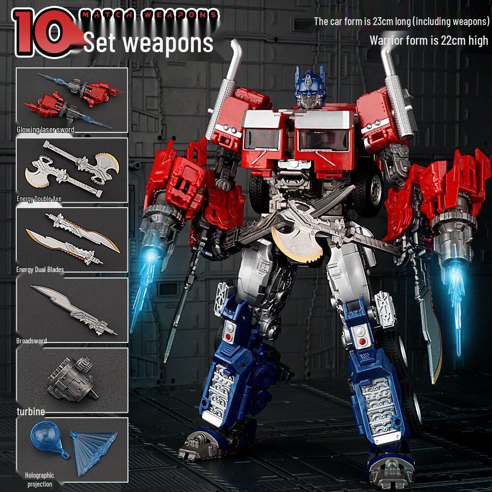 Finely Carved JK07 Movie Edition Optimus Prime Transforming Robot Toy
