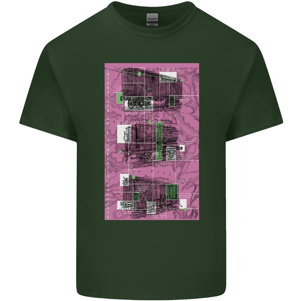 Trains Trainspotting Rail Carriages Unisexs Light Cotton TShirt