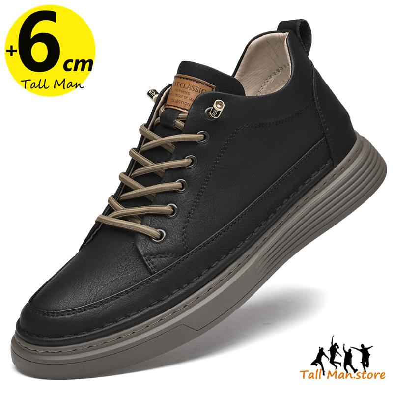 

Мужские кроссовки-бустеры Массивные туфли на платформе Стелька для увеличения роста 6 см Мужские лифты Высокие Кожа Весна Осень Большие размеры 36-47 36