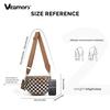 Women Adjustable Strap Crossbody Bag Vintage Shell Waist Bag Casual Daily Shoulder Purse