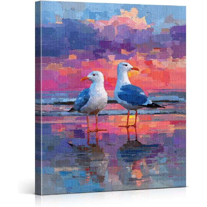 Vintage Floral French Bulldog Wall Art Print Dog Daisy Flowers Picture Painting Aesthetic Wall Decor for Home Living Room Bedroom 8x10 Canvas Framed