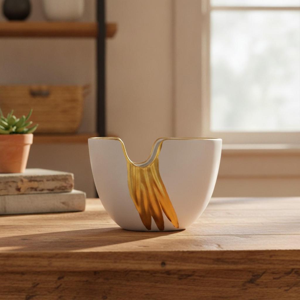 Modern Flower Vase Matte Finish Decorative Minimalist for Console