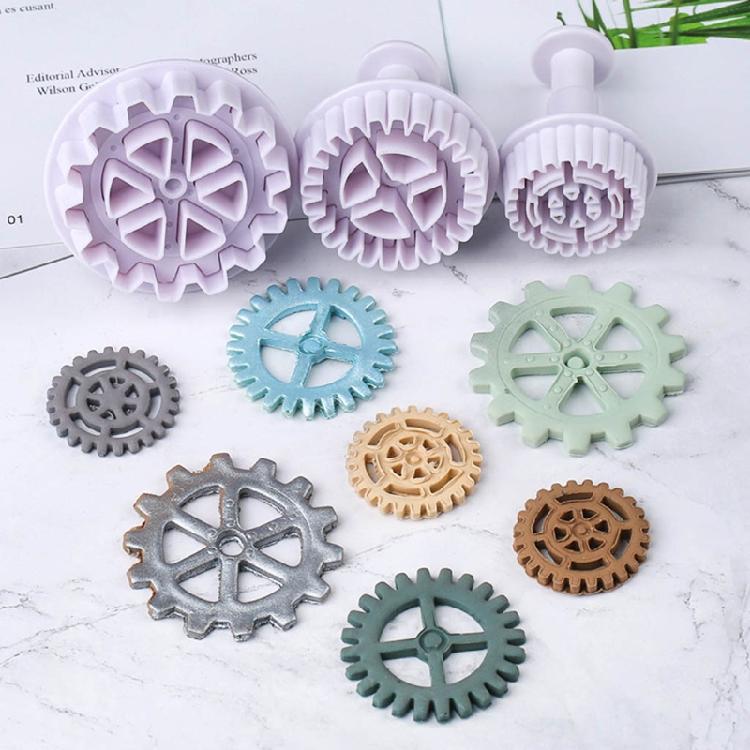 Zahnradform Uhrenradform Fondantformen Kuchen-Gadgets für DIY Kuchen Cupcake Dekoration