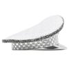 Luxurious Marine Hat with Decorative Rhinestones and Rivet Studded Cool Styles Top Hat for Music Festival Gathering