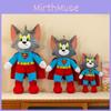 Jerry Tom And Doll Superhero Cat Mouse Stuffed Animals For Kids Bedroom Decor