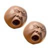 Funny Yawning Sculpture with Water Sprays Function Squeezing Toy Teas Ceremony Decoration For Fun And Gag Gift