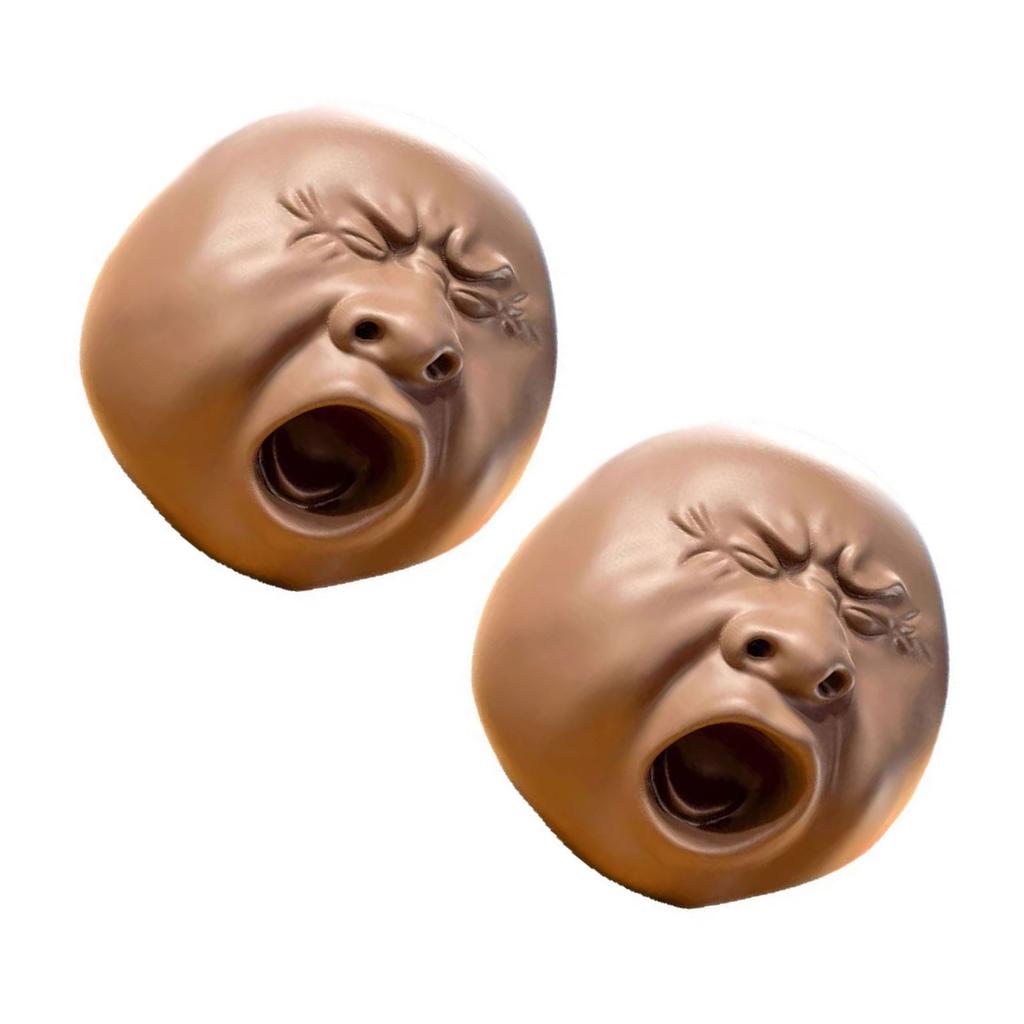 Funny Yawning Sculpture with Water Sprays Function Squeezing Toy Teas Ceremony Decoration For Fun And Gag Gift