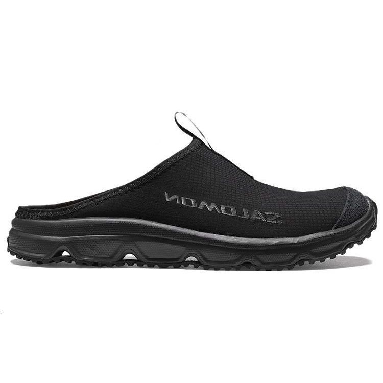 Salomon Rx Slide 3.0 Sports Casual Rubber Sole Non-Slip Slide Sandals Unisex Sandals Black 416396