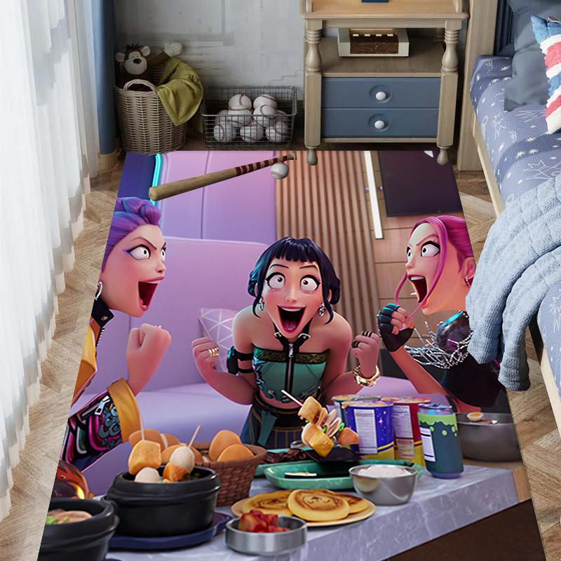 K-Pop Demonenjagers: Netflix Animatie vloermatten Deurmat Badkamermat Kantoorstoelkussen Mode