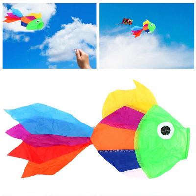 Rainbow Fish Windsock Streamer Kite deportes al aire libre jardín tienda Festival bandera nuevo