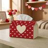 1pc Love Envelope Valentine's Day Napkin Holder - Heart Red & Romantic, Office, Parties,  for Living Room, Kitchen, Events - Decorative Desk Decor, Ho