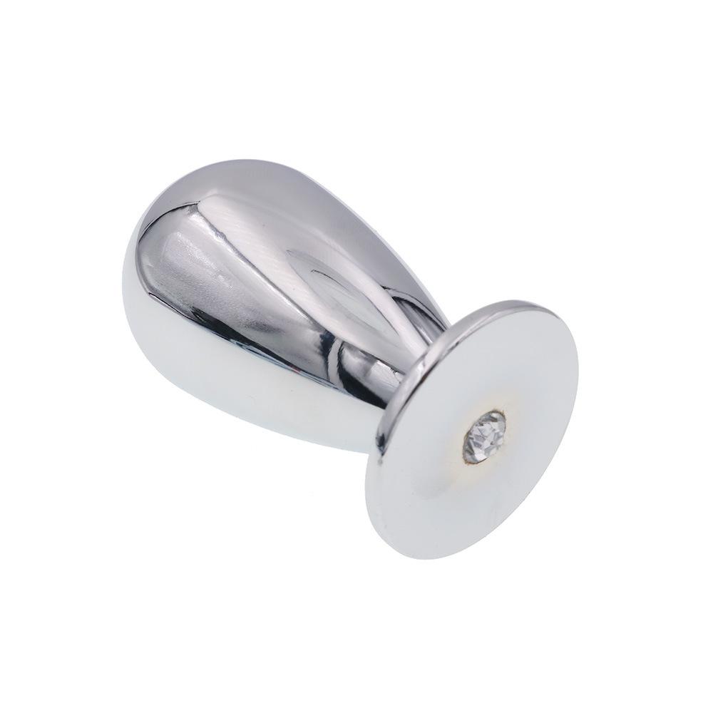 Metal Electric Shock Pulse Unipolar Butt Plug Large Back Court Masturbation SM Men and Women Anal Bolt Chrysanthemum Sex Toys