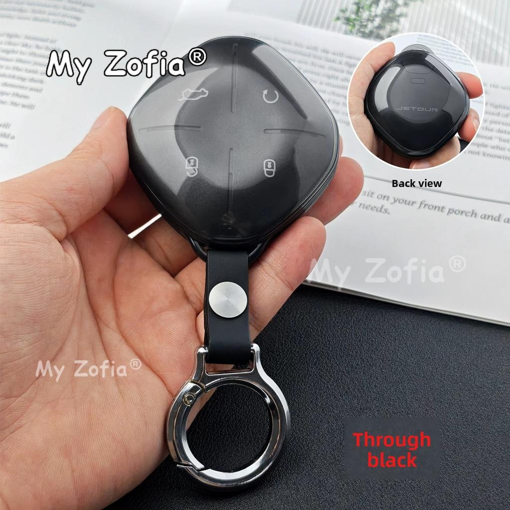 Ultra Thin Transparent TPU Car Key Cover Shockproof Anti-scratch Key Case Accessories For Soueast S06 Jetour Dashing 2026