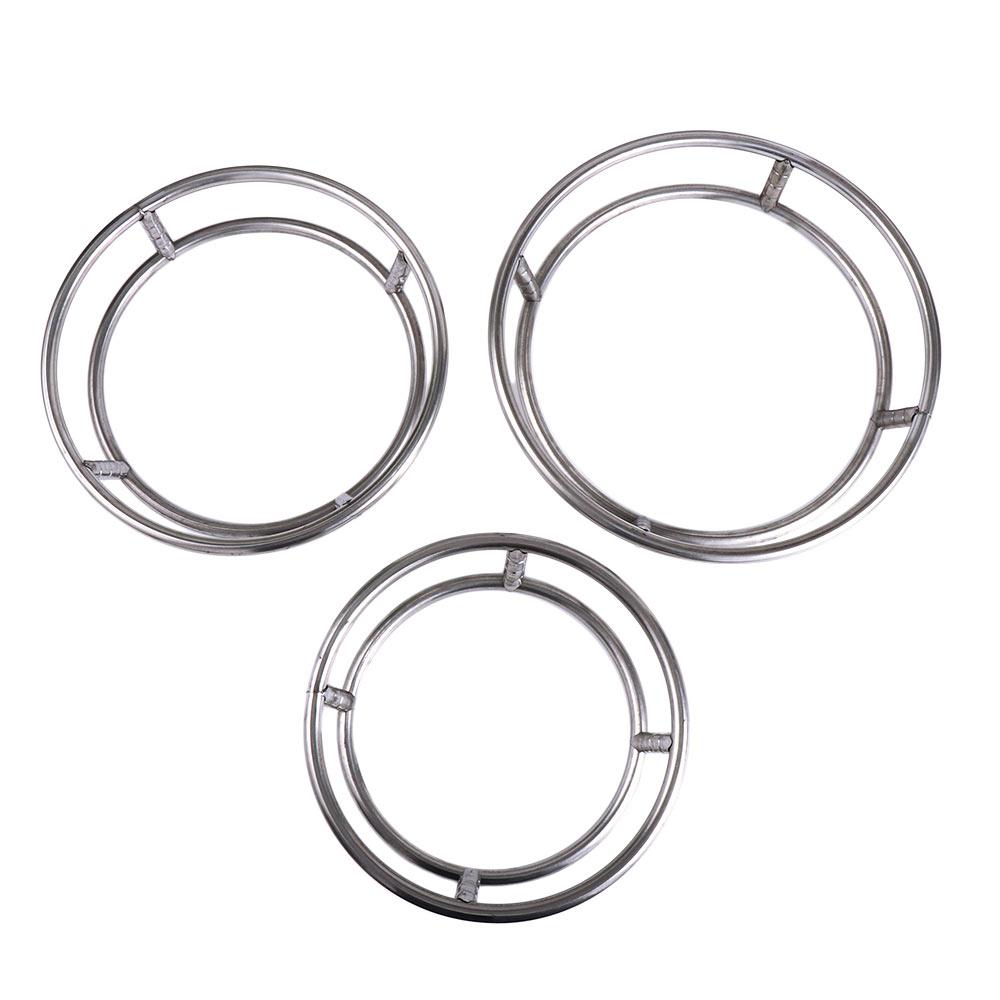 Acciaio Inossidabile Diametro 23/26/29cm Per Pentola Fornello a Gas Padella Isolamento Anti-scottatura Portautensili da Cucina Rastrelliera per Wok Scaffale