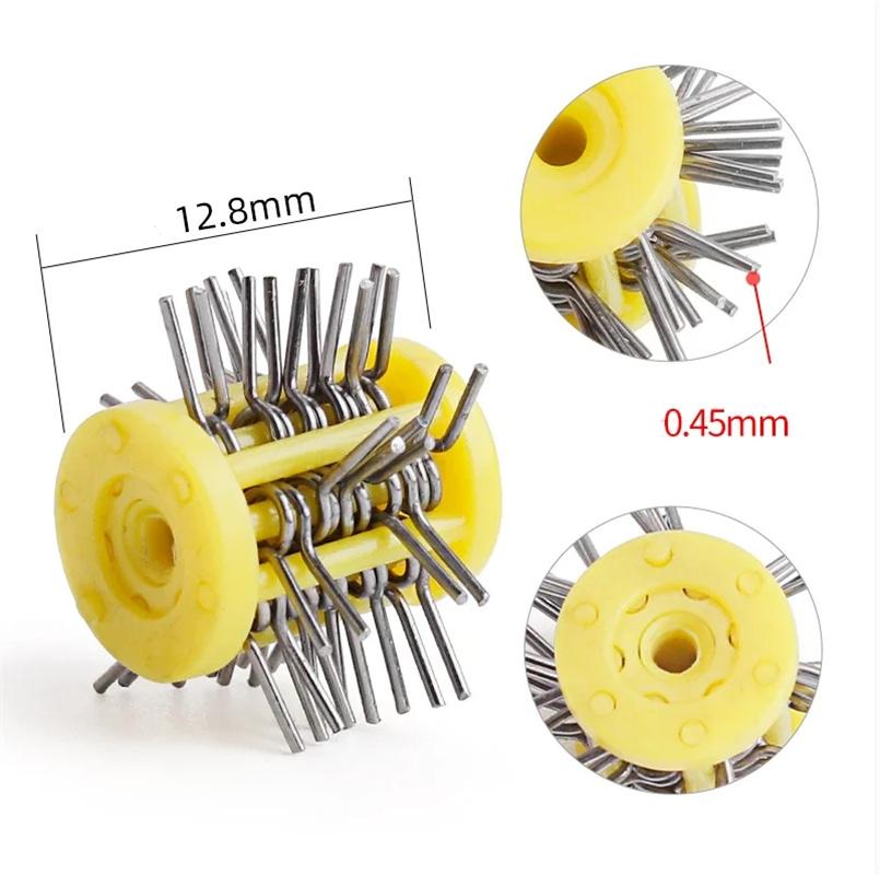 1PCS Professional Polishing Sand Hanging Matte Steel Wire Brush 2.35MM Handle Jewelry Making Tool 0.2mm/0.3mm/0.45mm/0.55mm