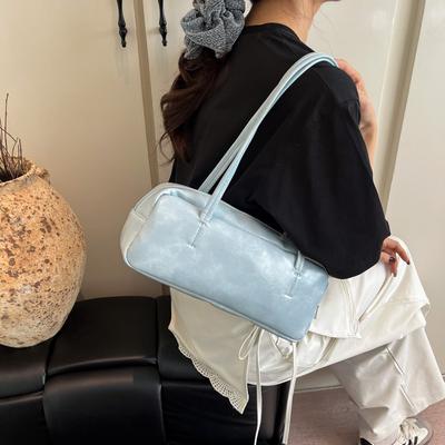 Bolsa premium de grande capacidade feminina 2025 nova primavera e verão bolsa versátil de ombro sob o braço bolsa de travesseiro portátil