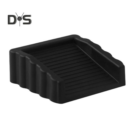 4Pcs Rubber Door Stopper Wedge Wall Protector Heavy Duty Anti-slip Windproof No Drilling Anti-collision Carpet Tile Concrete Wooden Floor Doorstop