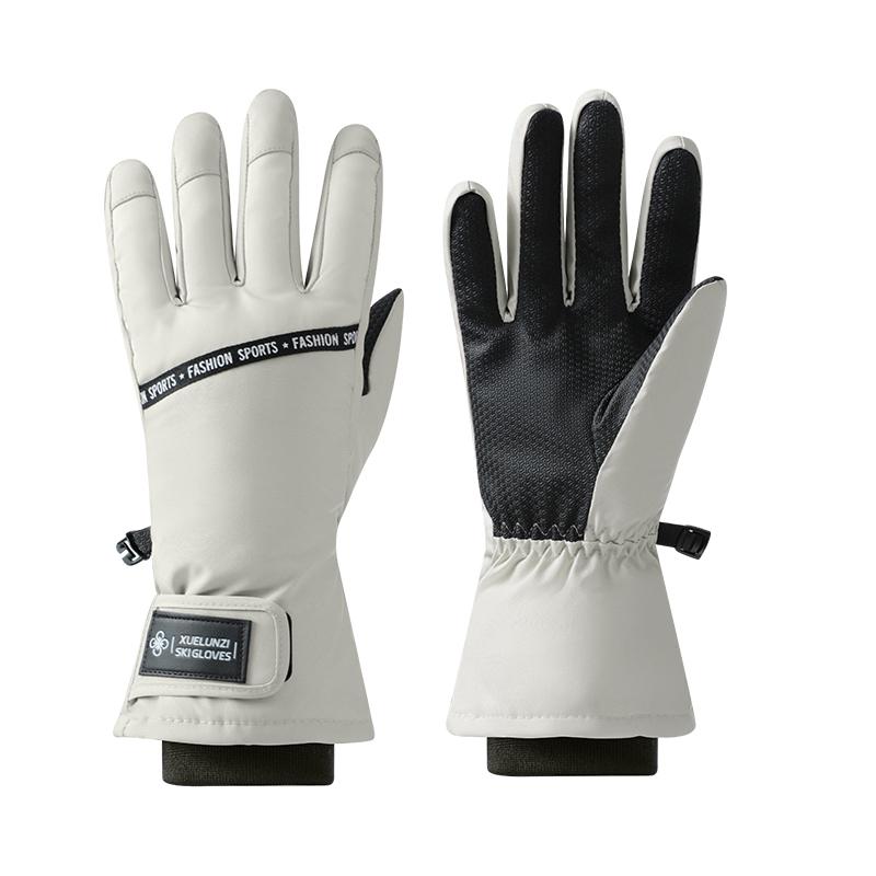 Men Waterproof Non-slip Insulated Touch Screen Full Finger Winter Outdoor Snowboarding Ski Gloves