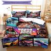 3pcs GTA 6 Bedding Set Duvet Cover Closure Includes 1 Duvet Cover & 2 Pillowcases, Soft and Comfortable for All Seasons.