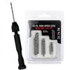 Miniature Hand Drill Set with Keyless Chuck and 25pcs HSS Drill Bits for PCB Plastic Wood Model Making and Electronic Work