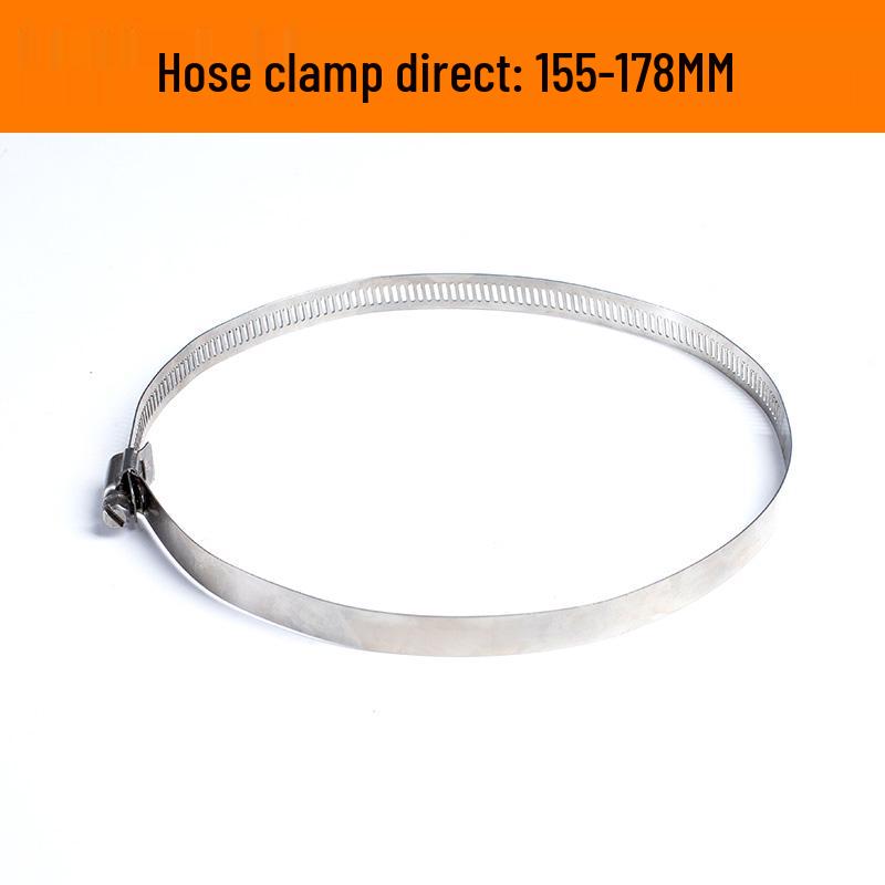 Zacisk do węża i rury ze stali nierdzewnej 201 do wody, okapu kuchennego, pralki, rury gazowej