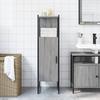 Bathroom Cabinet Gray Sonoma 33 X 33 X 120.5 Cm Engineered Wood