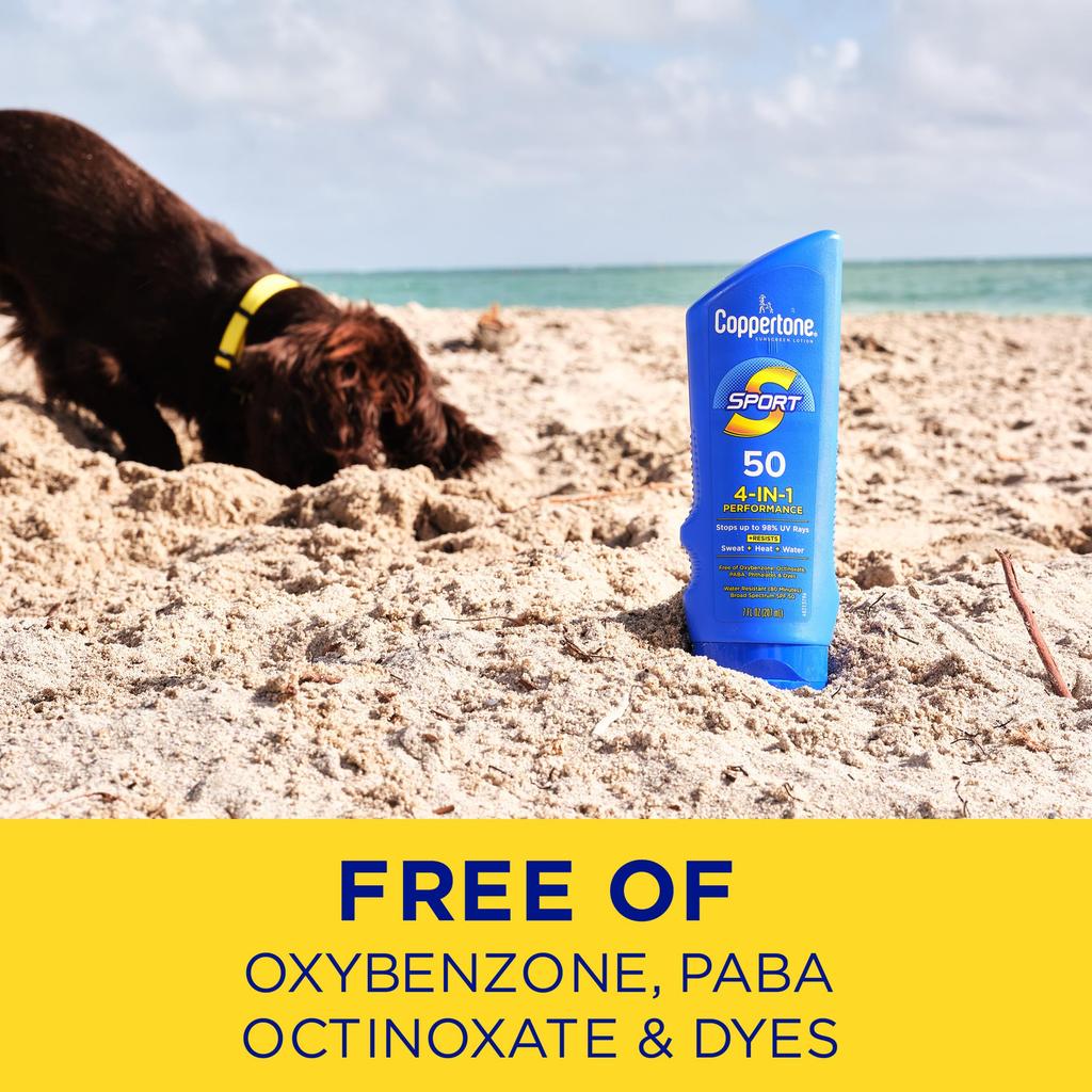 Coppertone Sports Sunscreen Lotion SPF 7 fl oz 50,