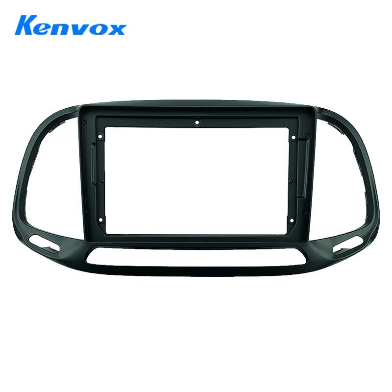 Car Radio For Fiat Doblo 2015 - 2019 Android 2 Din Stereo Mounting Bezel Faceplate Frame Kit 9 inch