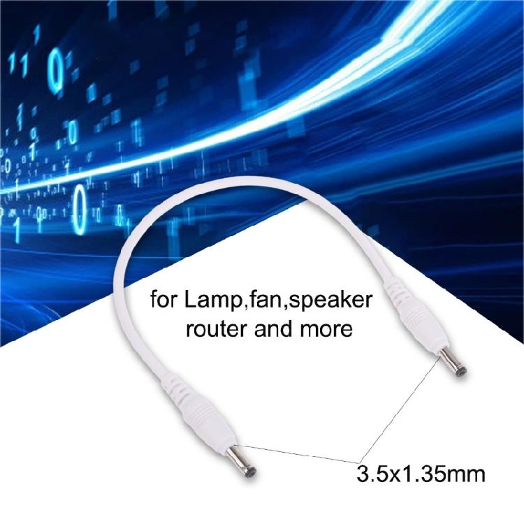 Long lasting DC3.5x1.35mm Power Adapter Cord for Electronic Devices 20cm