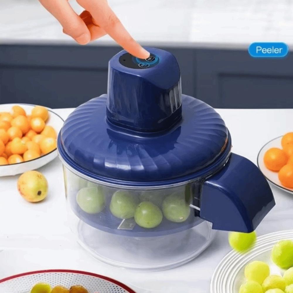 Dobíjecí Automatická Škrabka na Ovoce Přenosný Stroj na Loupání Česneku Komerční Použití