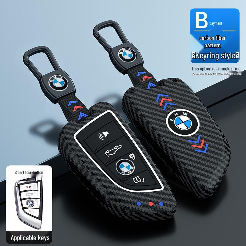 3, 5, 7 Series Blade Key Case - Luminous Protective Shell for 320i, 525li Remote & X3 Buckle
